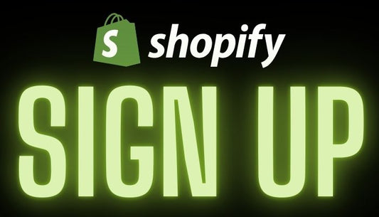 Shopify Sign Up –  First month just $1